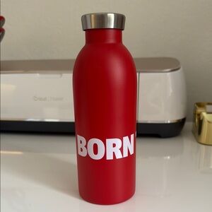 TUDOR Born to Dare Red Thermos Water Bottle